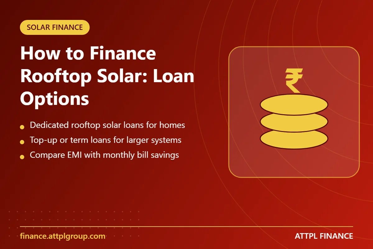 Rooftop solar financing loan options comparison - key points