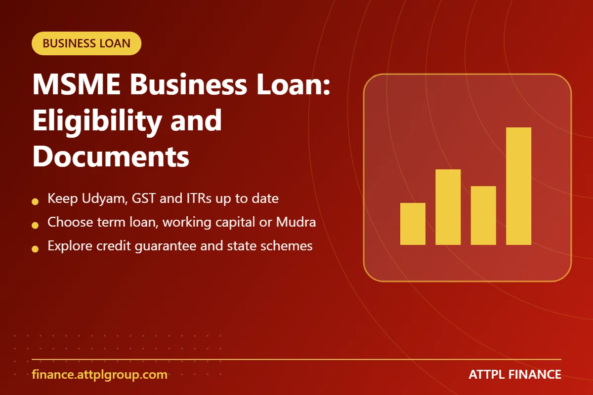 MSME business loan eligibility and documents in Rajasthan - key points
